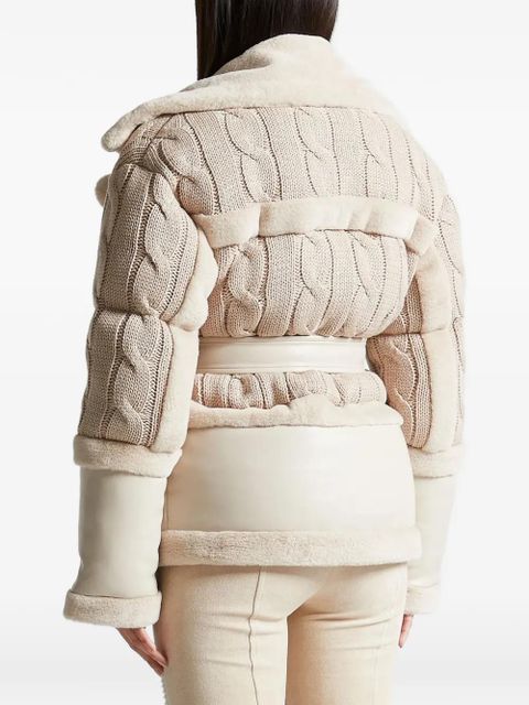 Manière De Voir Tara belted jacket - Neutrals