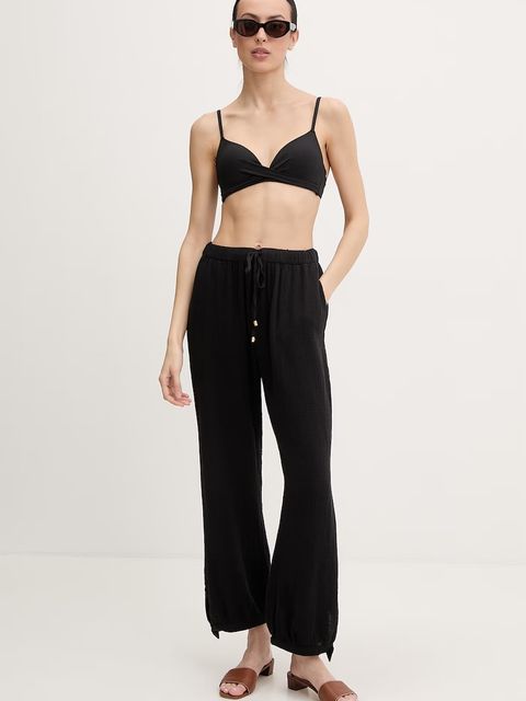 Lauren Ralph Lauren Spodnie straight damskie bawełniane - zdjęcie produktu nr 1