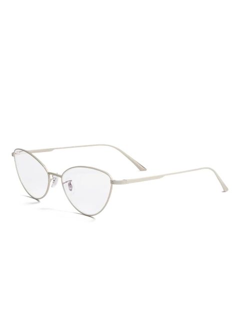 KHAITE cat-eye glasses - Silver - zdjęcie produktu nr 2