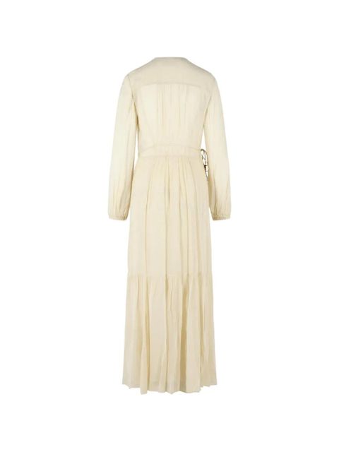 ISABEL MARANT Briane V-neck dress - Neutrals - zdjęcie produktu nr 2