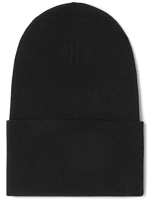 Jil Sander turn-up ribbed bucket hat - Black - zdjęcie produktu nr 1
