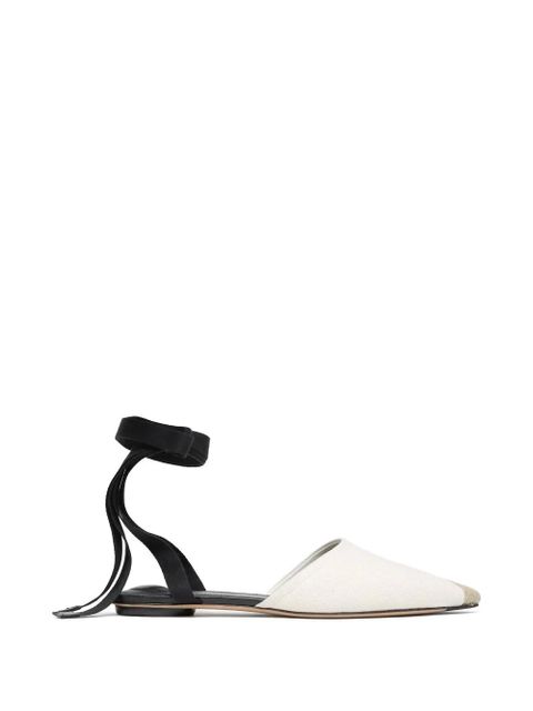 Jacquemus tie strap sandals - Neutrals - zdjęcie produktu nr 1