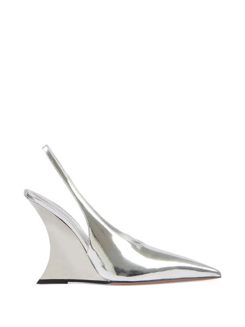 Paris Texas Nina slingback pumps - Silver - zdjęcie produktu nr 2