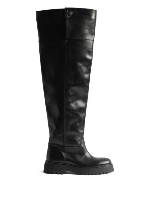 Zadig&Voltaire leather knee-high boots - Black - zdjęcie produktu nr 2