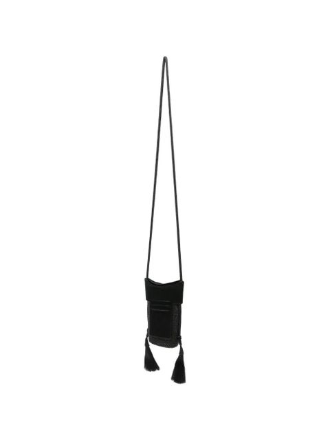 Johanna Ortiz crystal-embellished tassel-detail cross body bag - Black - zdjęcie produktu nr 2