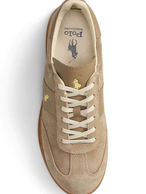 Polo Ralph Lauren sneakersy zamszowe Hrt Aera Pp kolor beżowy 809978010002