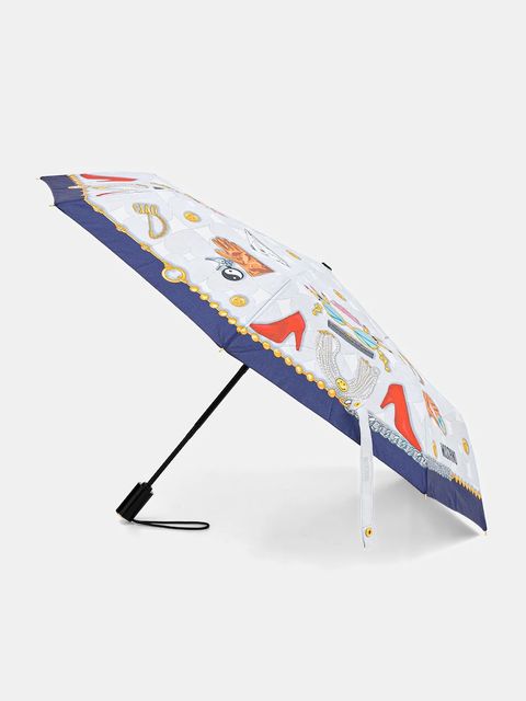 Moschino parasol kolor szary 8970 - zdjęcie produktu nr 1