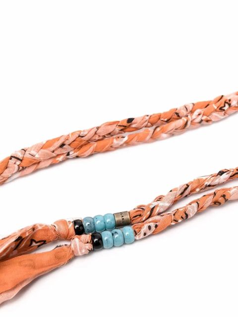 Alanui bandana-print belt - Orange - zdjęcie produktu nr 2