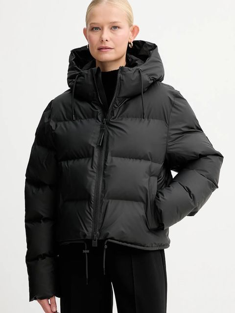 Rains kurtka przeciwdeszczowa Alta Short Puffer Jacket W3T3 kolor czarny zimowa 15150.01