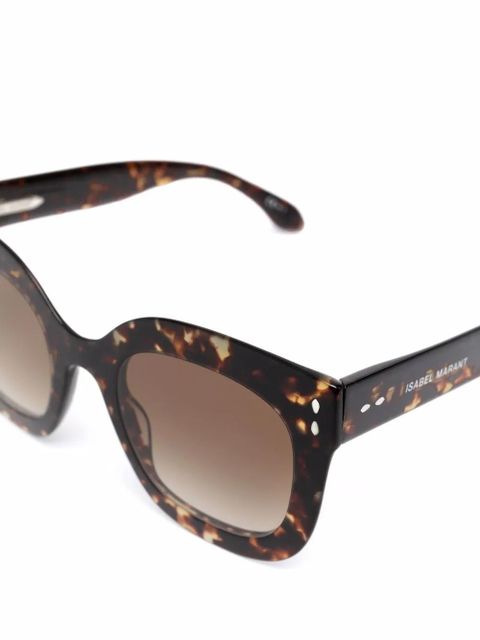 Isabel Marant Eyewear tortoise-shell cat-eye sunglasses - Brown
