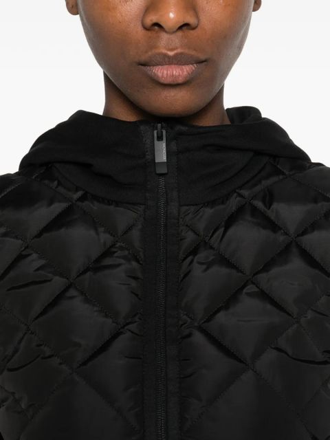 Moncler logo-patch jacket - Black