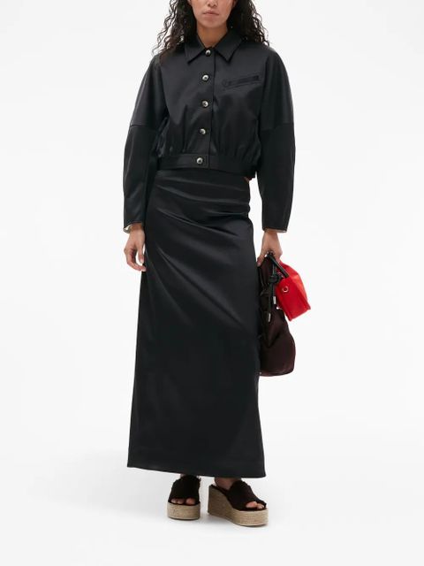 GANNI long-sleeve bomber jacket - Black - zdjęcie produktu nr 2