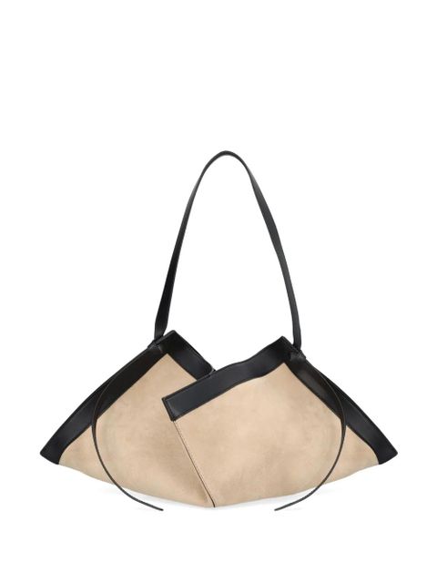 Yuzefi Wonton suede shoulder bag - Neutrals - zdjęcie produktu nr 1