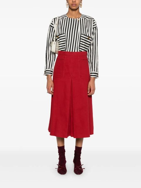 Max Mara Rock midi skirt - Red
