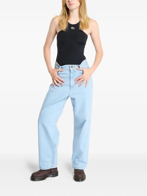 Carhartt WIP Brandon logo-patch jeans - Blue