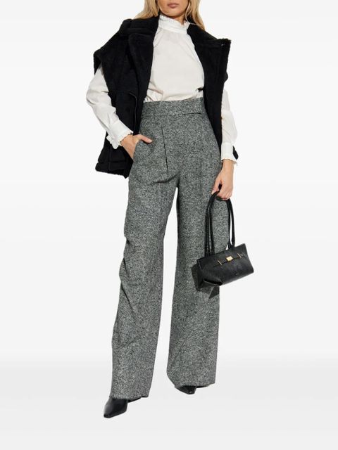 Max Mara Gettata ruffled high-neck shirt - White - zdjęcie produktu nr 2