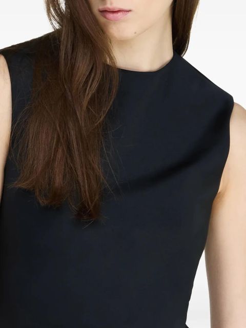 JW Anderson denim-twill mini dress - Black