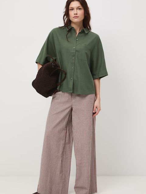 Medicine koszula damska z lnem - zdjęcie produktu nr 1