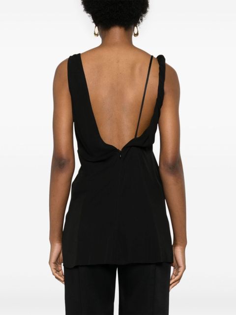 TOTEME cowl-neck top - Black - zdjęcie produktu nr 2