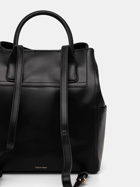 Calvin Klein plecak damski kolor czarny mały gładki LV04F3329G - zdjęcie produktu nr 2