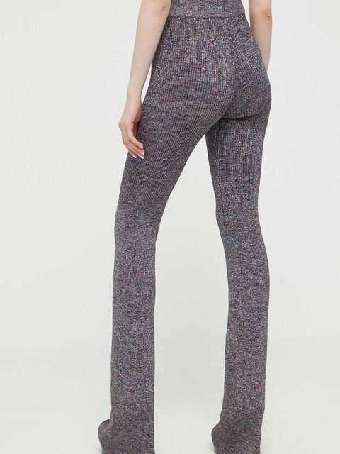 GCDS spodnie damskie dzwony high waist