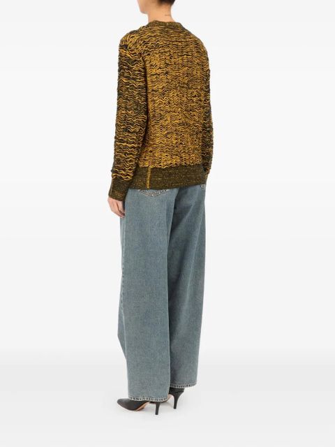 MM6 Maison Margiela chunky-knit sweater - Yellow