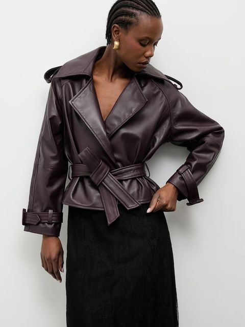 Answear.LAB krótka kurtka damska skórzana NOA z kolekcji Unscripted - zdjęcie produktu nr 1