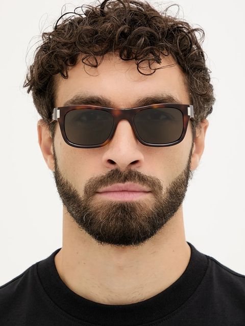 Saint Laurent okulary przeciwsłoneczne kolor brązowy SL 83