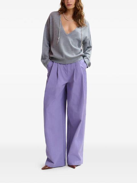 Essentiel Antwerp chain-detail sweater - Grey - zdjęcie produktu nr 2