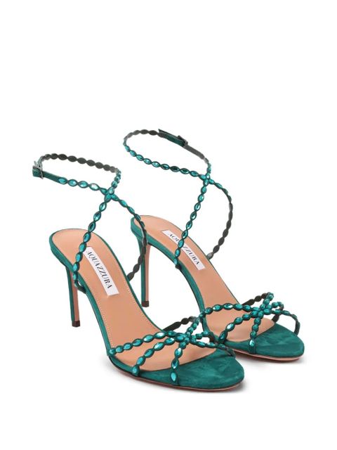 Aquazzura 85mm Love Struck sandals - Green - zdjęcie produktu nr 2