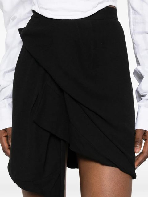 Vivienne Westwood Zora draped mini skirt - Black