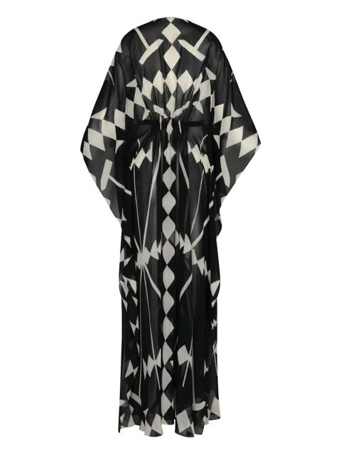 Johanna Ortiz Secret Garden geometric maxi dress - Black - zdjęcie produktu nr 2