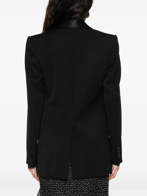 Chloé satin-lapel blazer - Black - zdjęcie produktu nr 2
