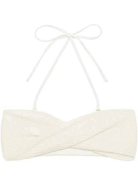 ANINE BING Rosa twist biniki top - Neutrals - zdjęcie produktu nr 1