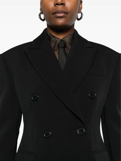 The Frankie Shop double-breasted blazer - Black