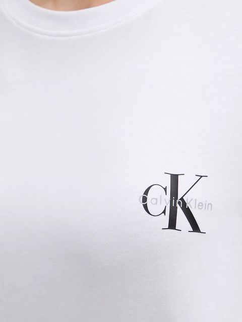 Calvin Klein Jeans t-shirt bawełniany damski kolor pomarańczowy LV047C905G