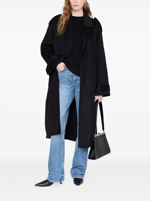 ANINE BING Carley ribbed beanie hat - Black - zdjęcie produktu nr 2