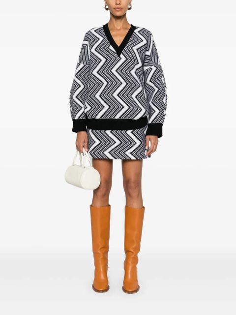 Missoni zigzag wool sweater - Black - zdjęcie produktu nr 2