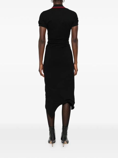 Vivienne Westwood Pulling ruffled midi dress - Black