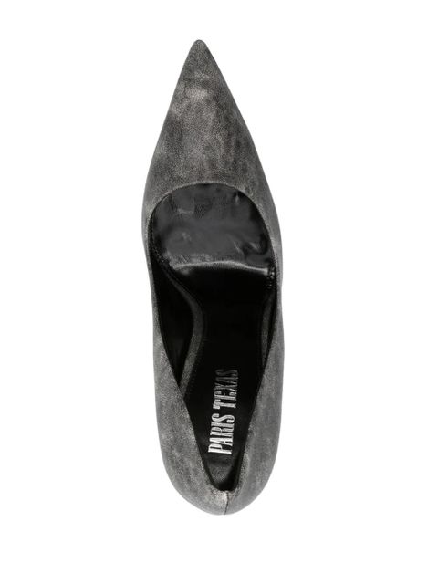 Paris Texas 105mm leather pumps - Grey