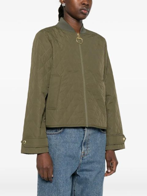Barbour quilted zip-fastening jacket - Green