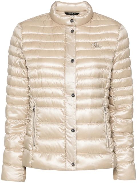 Lauren Ralph Lauren mock-neck down jacket - Neutrals - zdjęcie produktu nr 1