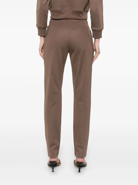 The Attico logo-appliqué sweatpants - Brown