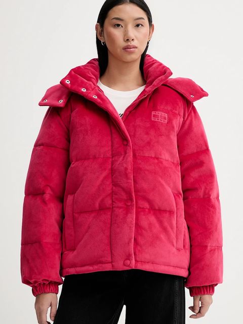 Tommy Jeans kurtka kolor różowy zimowa DW0DW21668 - zdjęcie produktu nr 1