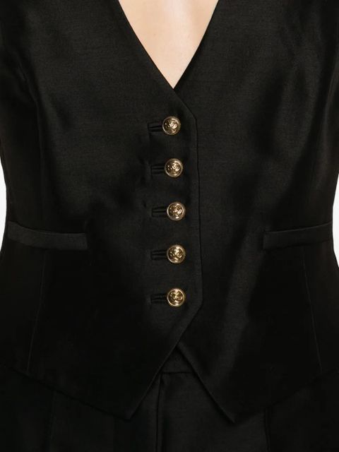 ZIMMERMANN buttoned adjustable waistcoat - Black