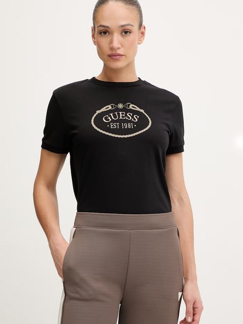 Guess t-shirt bawełniany ROSALBA
