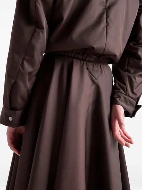 Prada Re-Nylon circle skirt - Brown