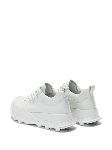 Jil Sander tonal leather sneakers - White