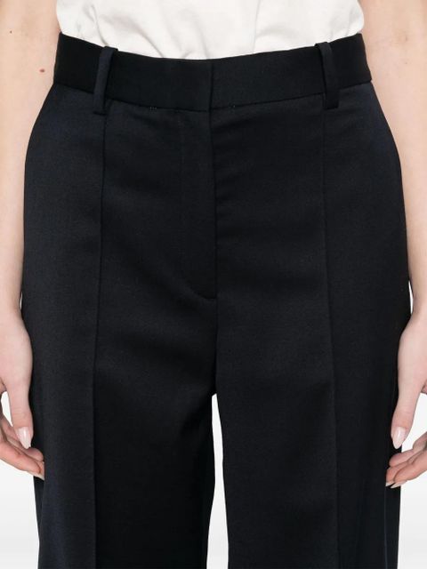 Maje piped-trim tailored trousers - Blue