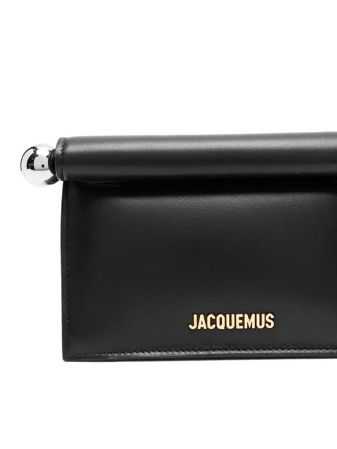 Jacquemus The small Rond Carré clutch bag - Black